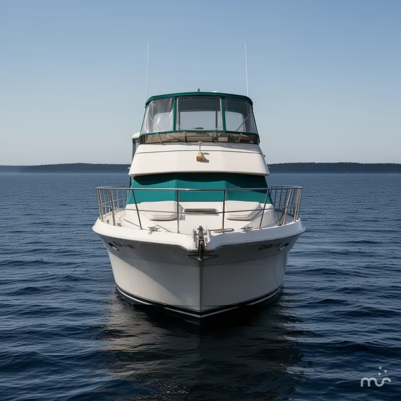 Slide: The Image of Carver Yachts 355 Aft Cabin Motor Yacht 1994 - 2
