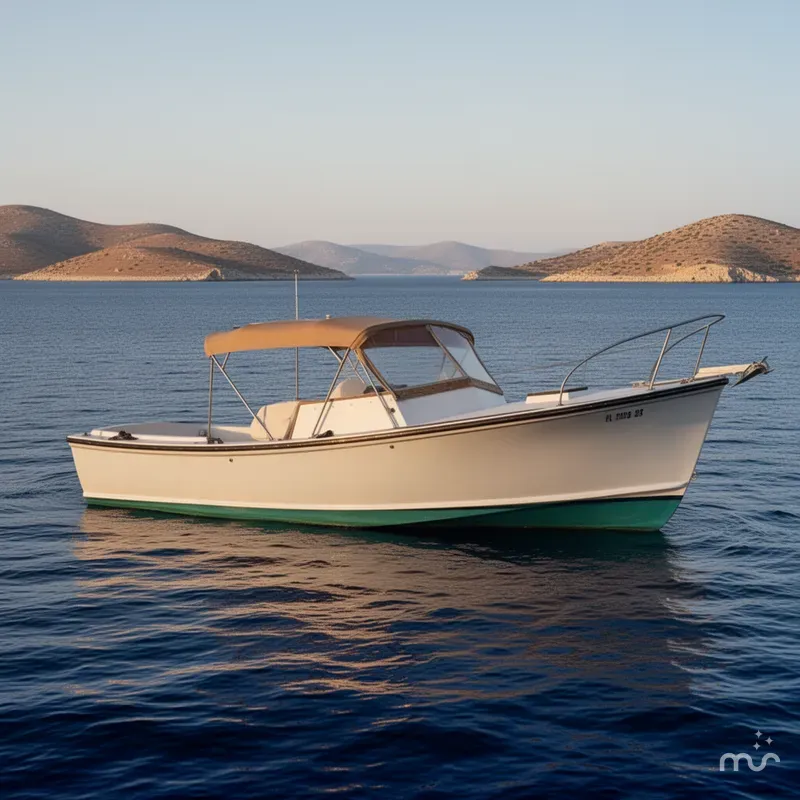 Slide: The Image of Dyer 29 Bass Boat 1968 - 2