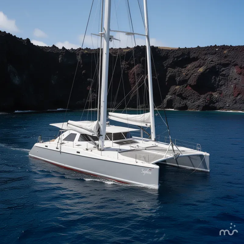 Slide: The Image of Chris White Atlantic 70 "SAPHIRA" 2018 - 2