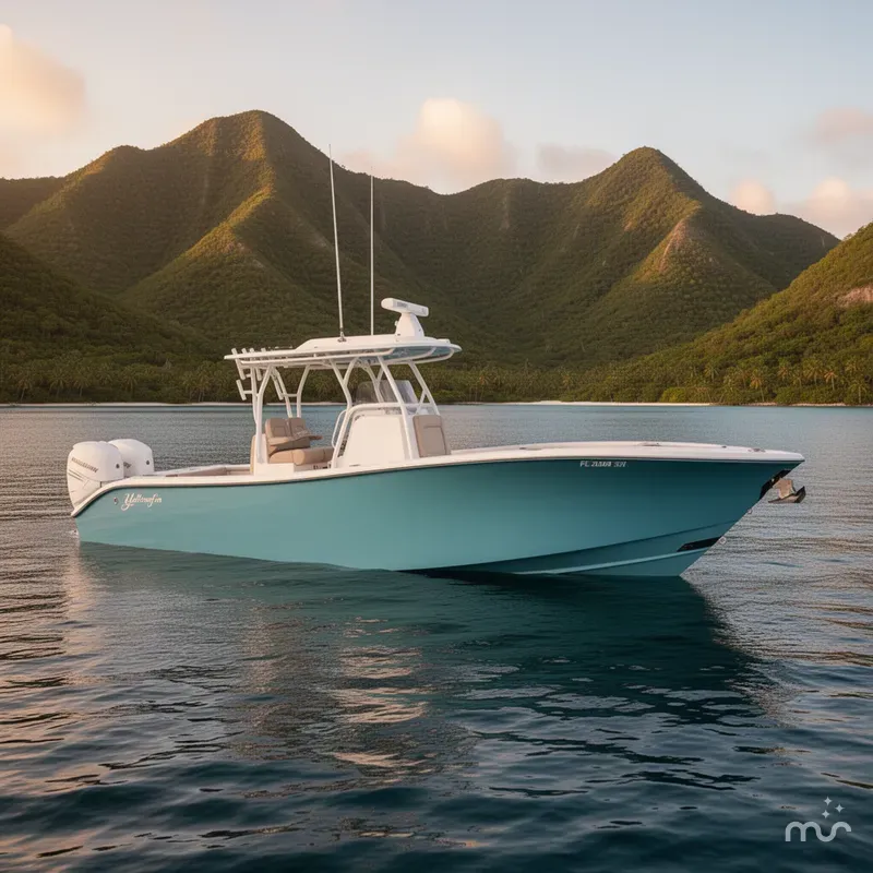 Slide: The Image of Yellowfin 32 Offshore 2026 - 2