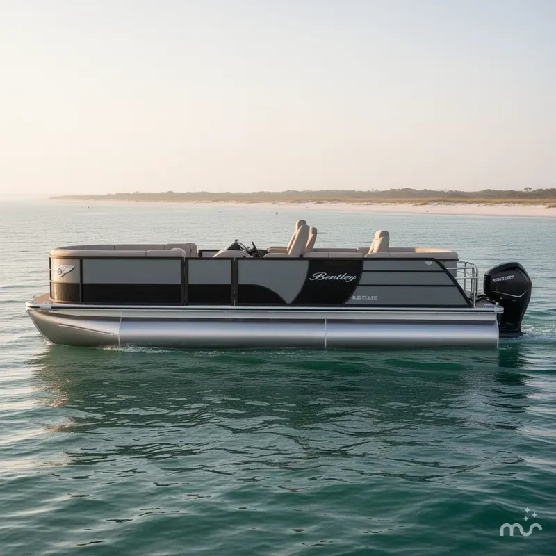 Slide: The Image of Bentley Pontoons 223 Elite Swing Back 2024 - 0