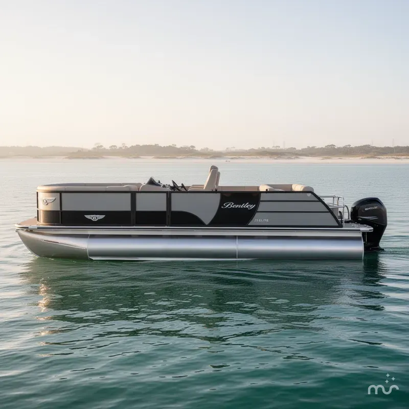 Slide: The Image of Bentley Pontoons 223 Elite Swing Back 2024 - 2