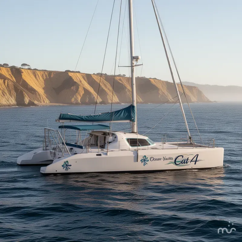 Slide: The Image of Ocean Yachts Cat 49 2000 - 1