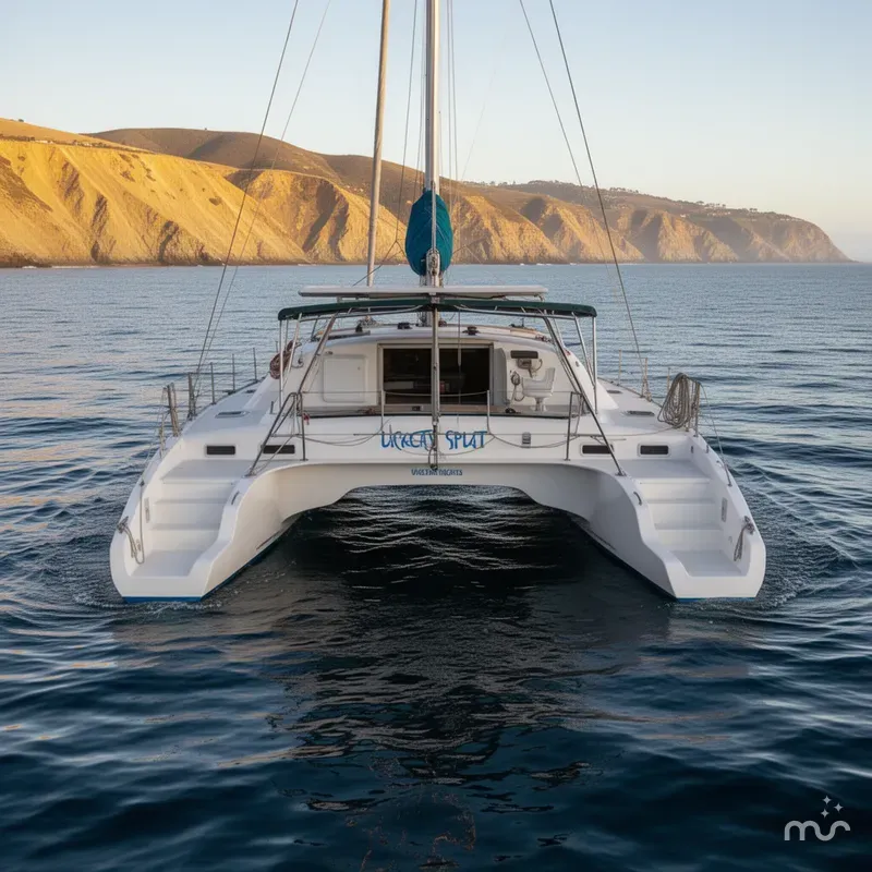 Slide: The Image of Ocean Yachts Cat 49 2000 - 2