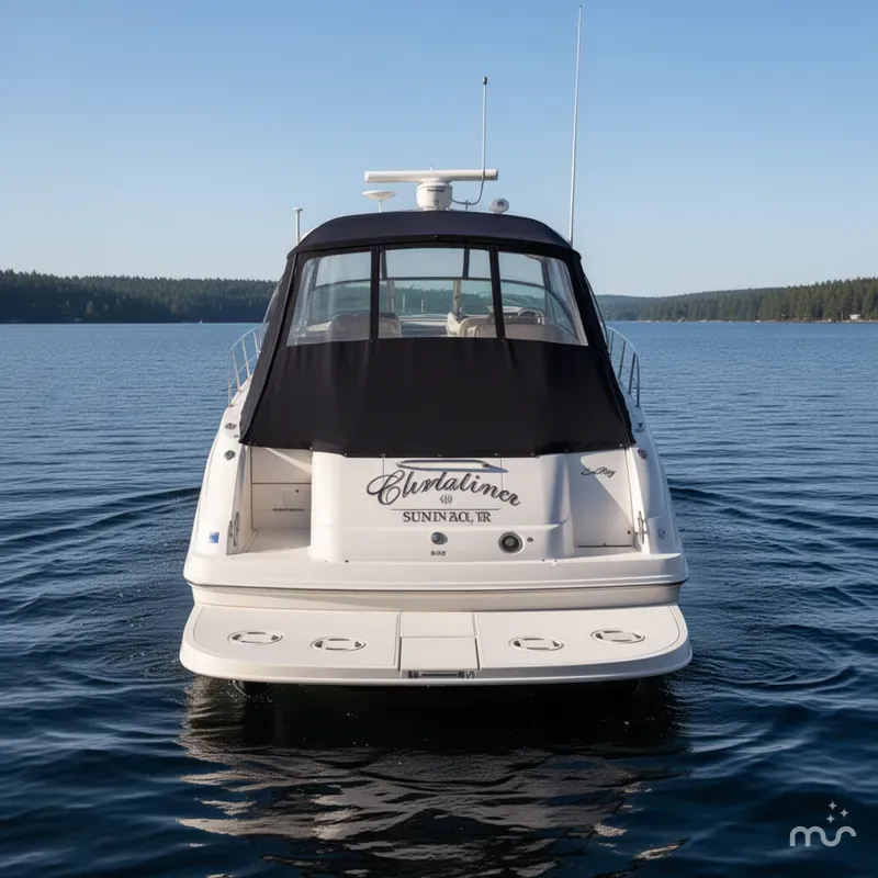 Slide: The Image of Sea Ray 410 Sundancer 2000 - 1