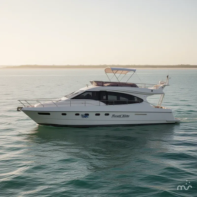 Slide: The Image of Ferretti Yachts 470 2009 - 2