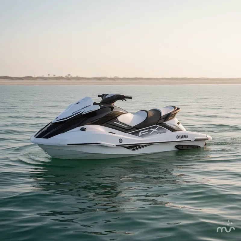 Slide: The Image of Yamaha FX HO-WHITE/BLACK 2024 - 2
