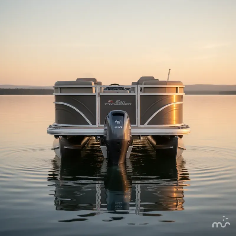 Slide: The Image of Sun Tracker Party Barge 20 DLX 2024 - 2