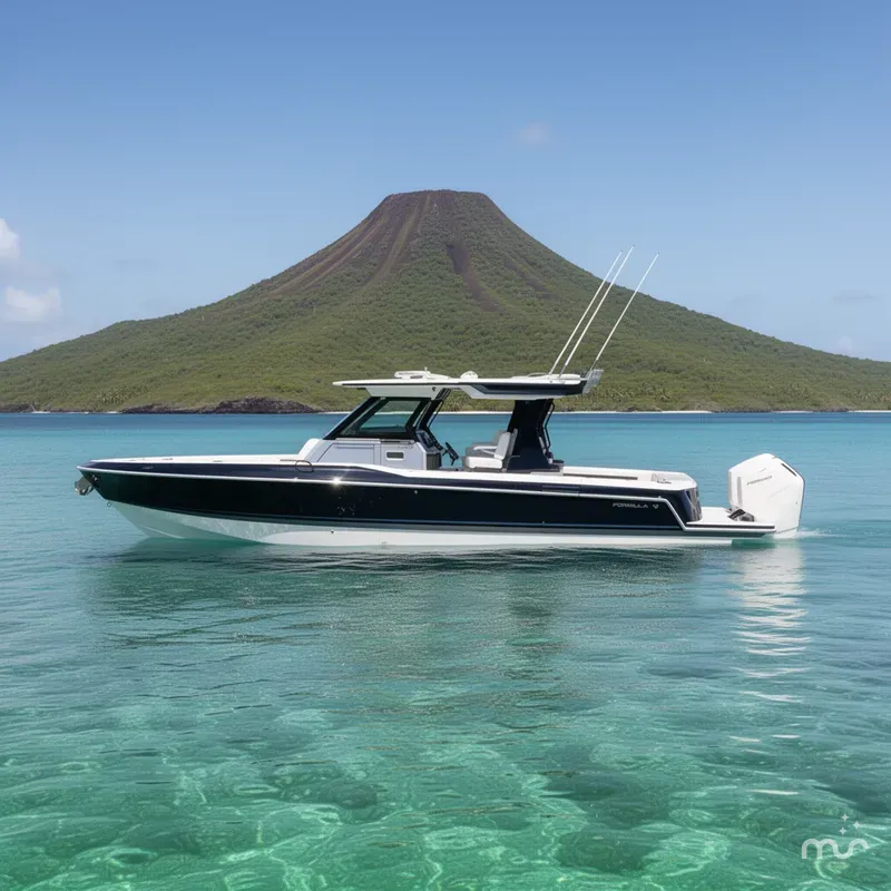 Slide: The Image of Formula 387 Center Console Fish 2025 - 2