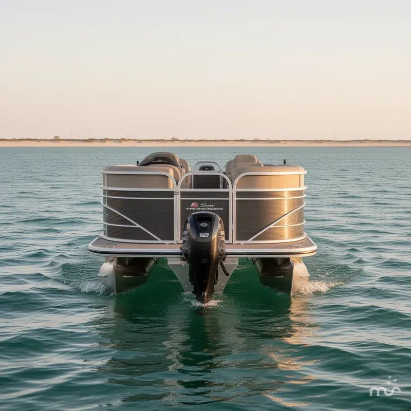 Slide: The Image of Sun Tracker Party Barge 22 DLX 2023 - 1