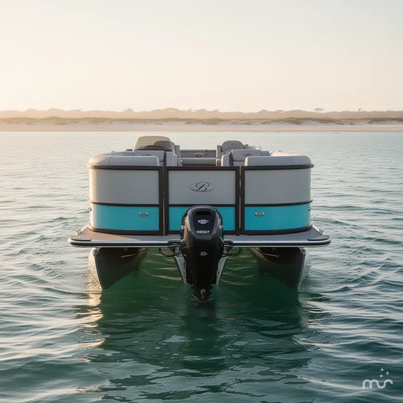 Slide: The Image of Bentley Pontoons Legacy 243 Navigator 2025 - 2