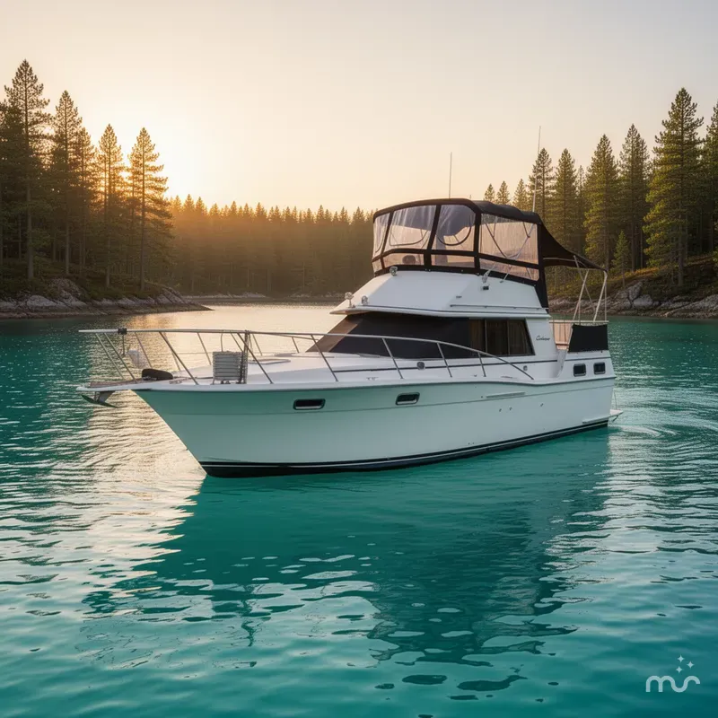 The Image of Carver Yachts 3207 Aft Cabin Motor Yacht 1983 - 0