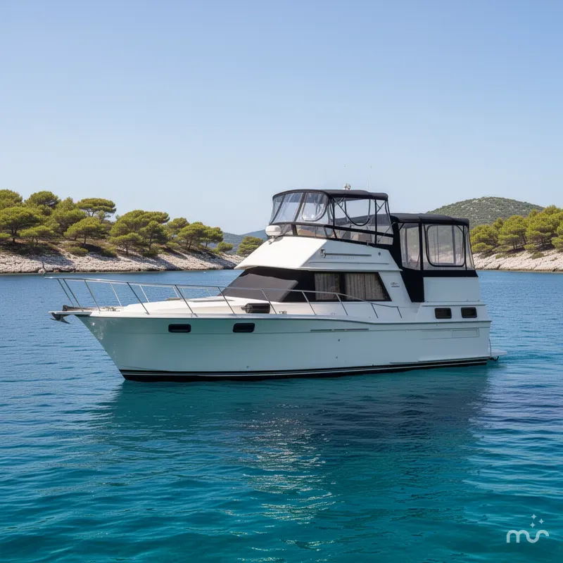 Slide: The Image of Carver Yachts 3207 Aft Cabin Motor Yacht 1983 - 2