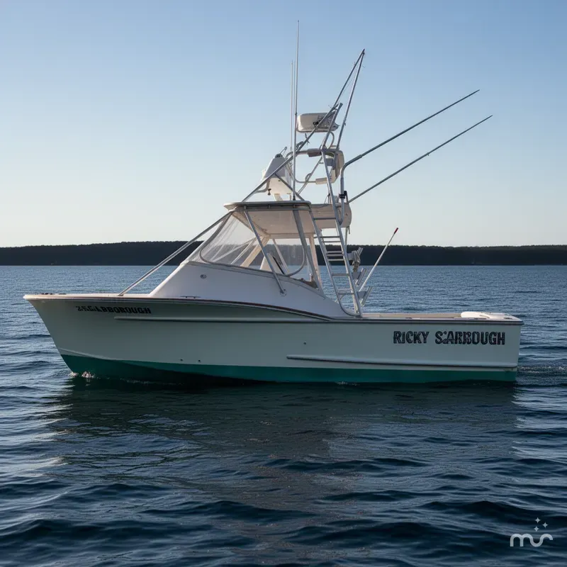 Slide: The Image of Scarborough Ricky Scarborough 26 Sport Fish 1981 - 1