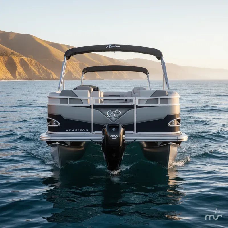 Slide: The Image of Avalon Venture - 21 FT Quad Lounger w/ 60HP Mercury! 2024 - 1