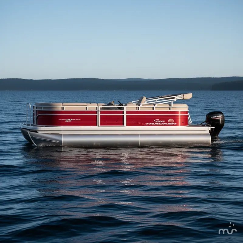 Slide: The Image of Sun Tracker Party Barge 20 DLX 2024 - 0