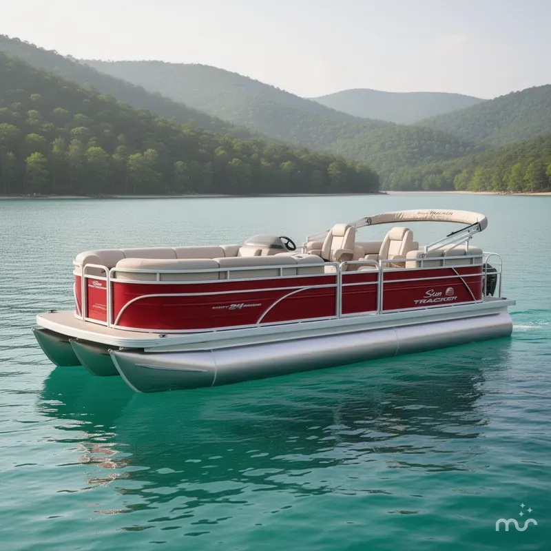The Image of Sun Tracker Party Barge 24 DLX 2024 - 0