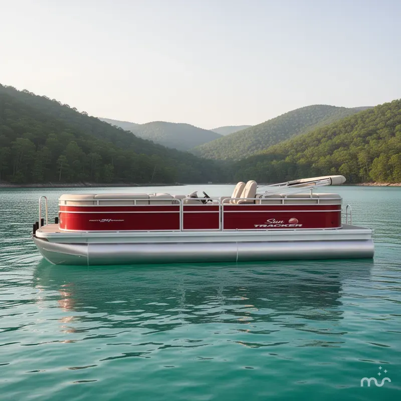 Slide: The Image of Sun Tracker Party Barge 24 DLX 2024 - 2
