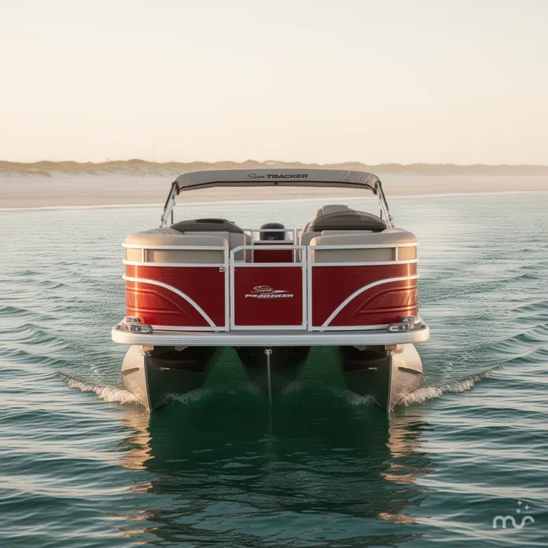 Slide: The Image of Sun Tracker Party Barge 20 DLX 2024 - 2