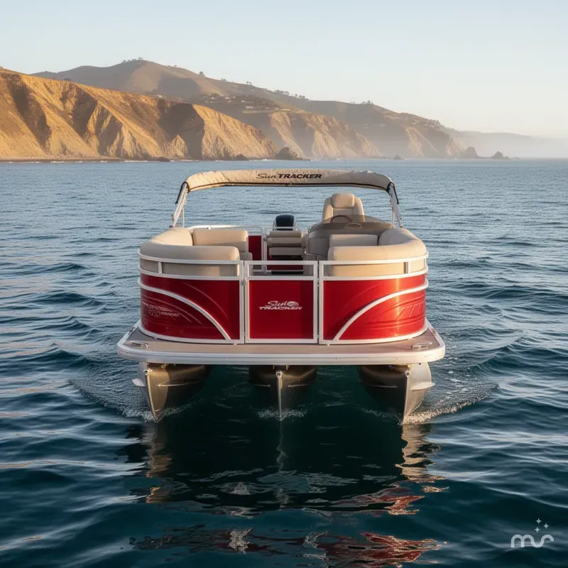 Slide: The Image of Sun Tracker Party Barge 20 DLX 2024 - 2