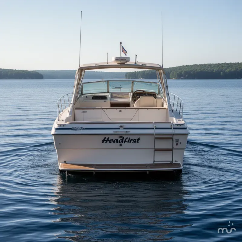 Slide: The Image of Sea Ray Express Cruiser 390 1983 - 3