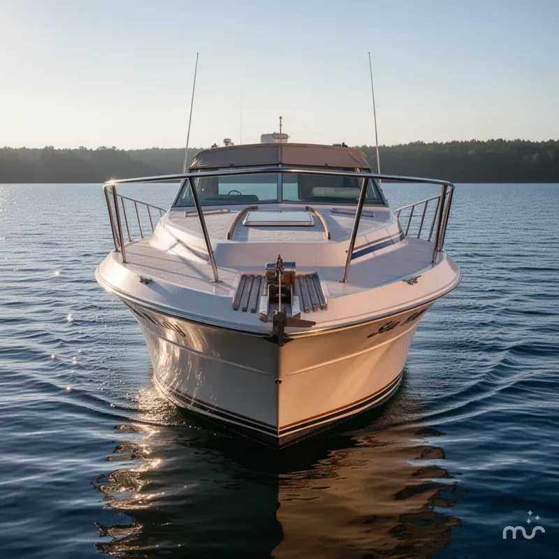 Slide: The Image of Sea Ray Express Cruiser 390 1983 - 4
