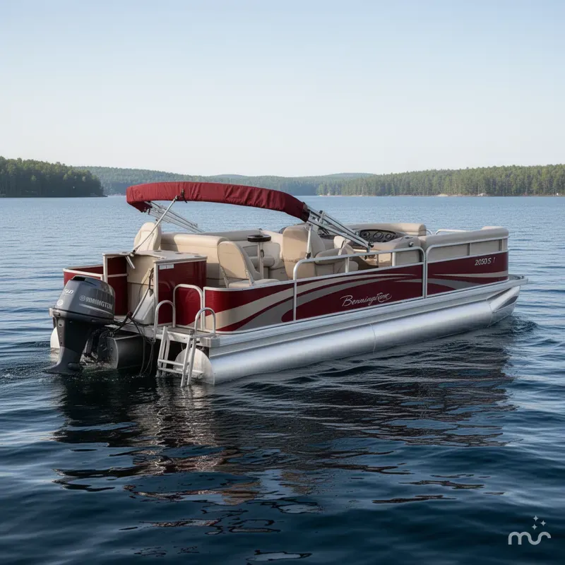 Slide: The Image of Bennington 2050 SSI Fish N Cruise Pontoon 2010 - 0