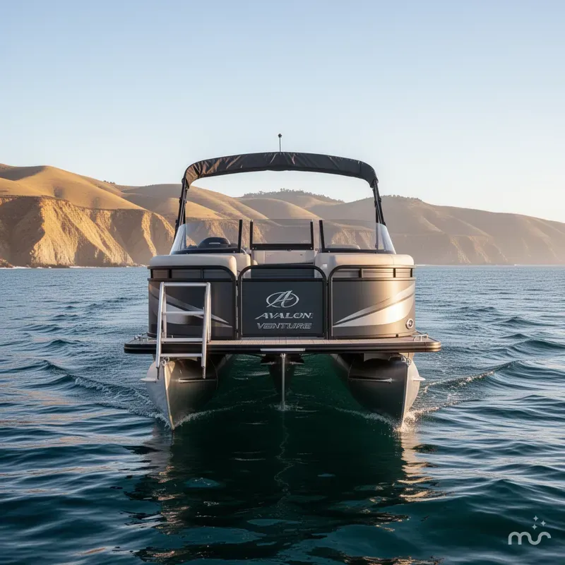 Slide: The Image of Avalon Venture 85 - 23 FT Elite Windshield w/ 150HP Mercury 2024 - 3