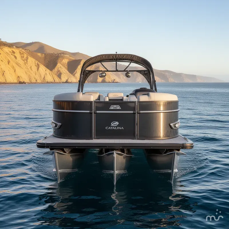 Slide: The Image of Avalon 27' Catalina Elite Windshield Platinum w/ Mercury 400HP V10! 2024 - 1
