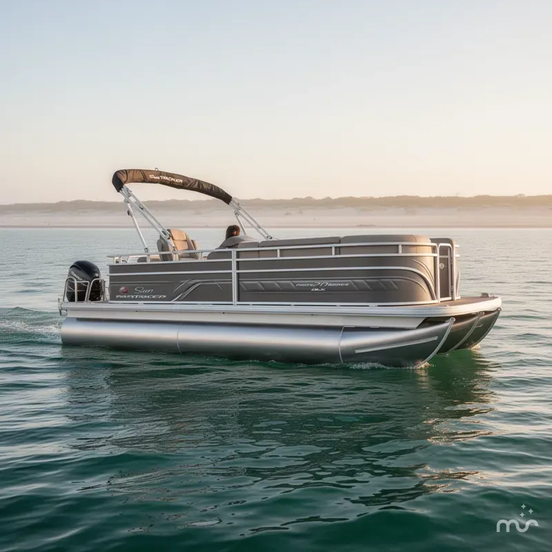 Slide: The Image of Sun Tracker Party Barge 20 DLX 2024 - 0