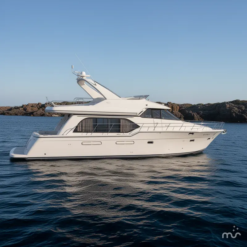 Slide: The Image of Bayliner 5788 Pilot House Motoryacht 1999 - 2