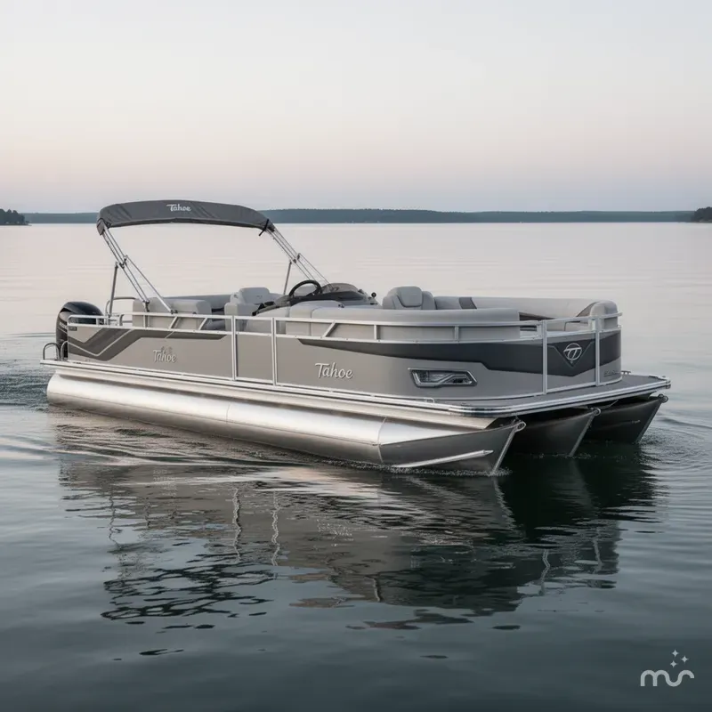 Slide: The Image of Tahoe 2385 Sport 85, Rear Fish, Tri Toon, Sport Performance 2025 - 0