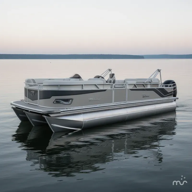 Slide: The Image of Tahoe 2385 Sport 85, Rear Fish, Tri Toon, Sport Performance 2025 - 1