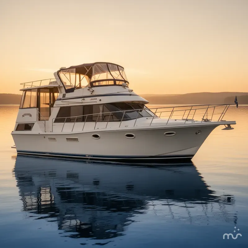 Slide: The Image of Bluewater 46 Motor Yacht 1985 - 0