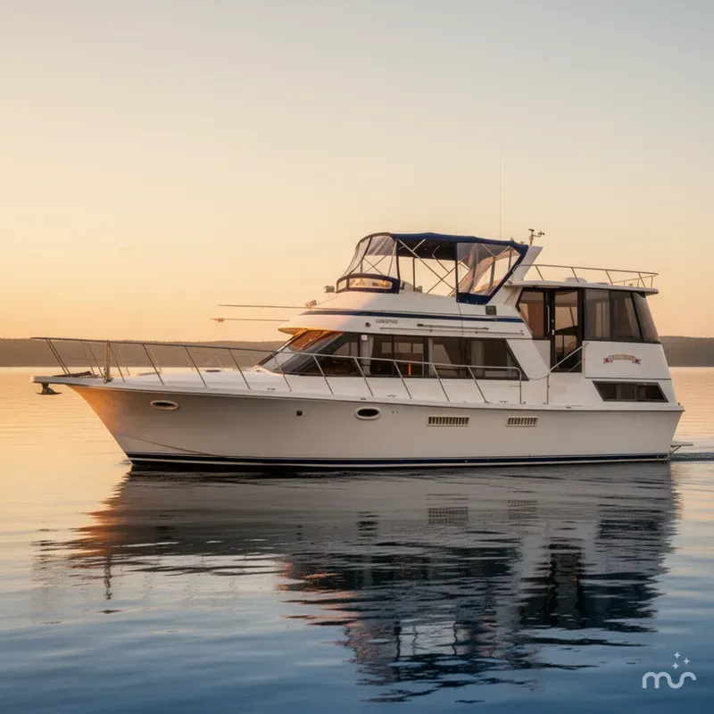 Slide: The Image of Bluewater 46 Motor Yacht 1985 - 1