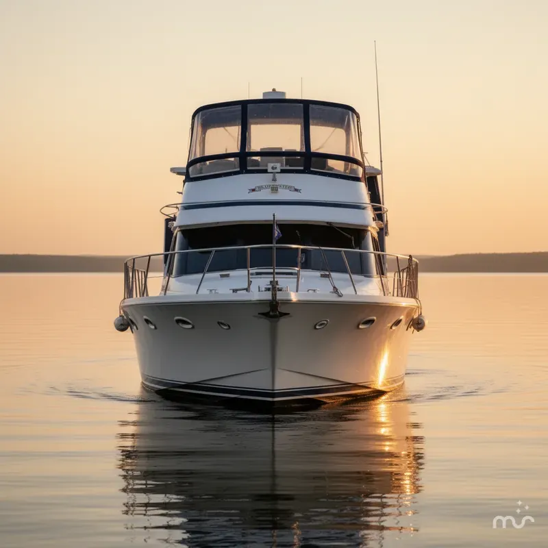 Slide: The Image of Bluewater 46 Motor Yacht 1985 - 2