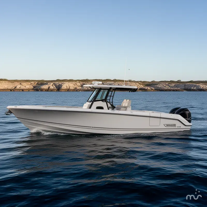 Slide: The Image of Boston Whaler 330 Outrage 2025 - 2