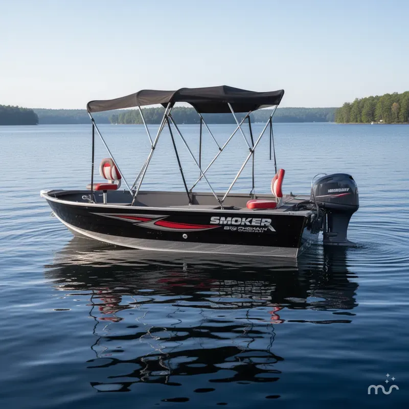 Slide: The Image of Smoker Craft Big Fisherman 16 2024 - 2