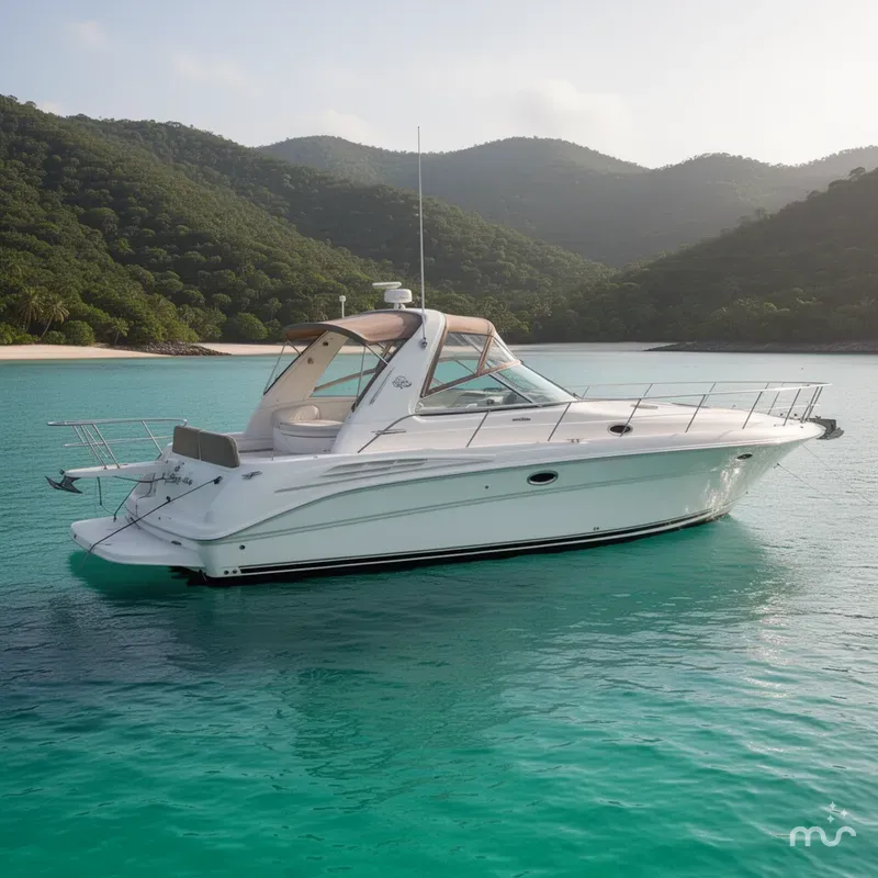 Slide: The Image of Sea Ray Sundancer 400 1997 - 2