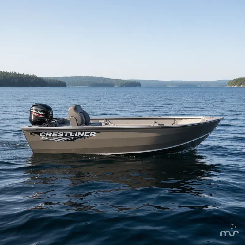 Slide: The Image of Crestliner 1650 Discovery Tiller 2024 - 0