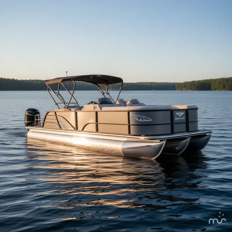 Slide: The Image of Bentley Pontoons Elite 220 Admiral 2024 - 2