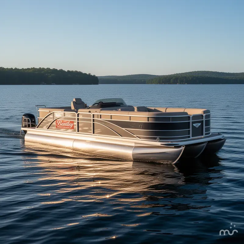 Slide: The Image of Bentley Pontoons Legacy 200 Navigator 2025 - 1