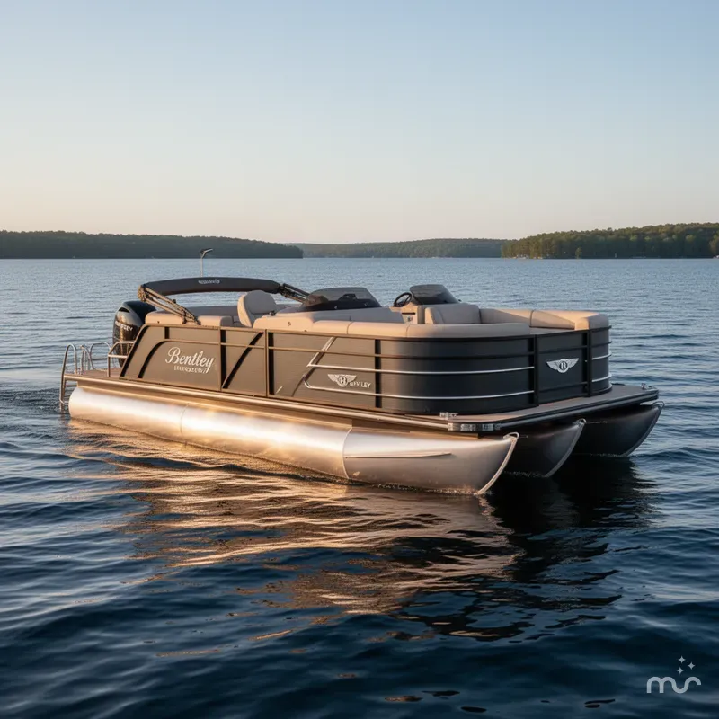 Slide: The Image of Bentley Pontoons Legacy 200 Navigator 2025 - 2