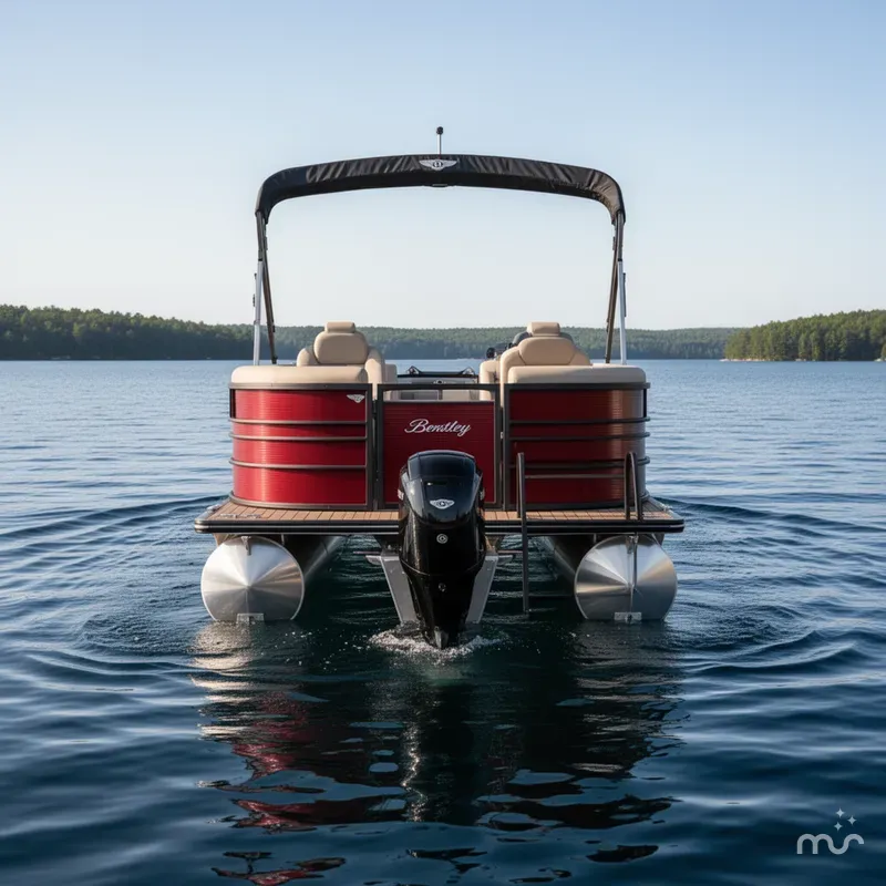 Slide: The Image of Bentley Pontoons Legacy 220 Navigator 2024 - 2
