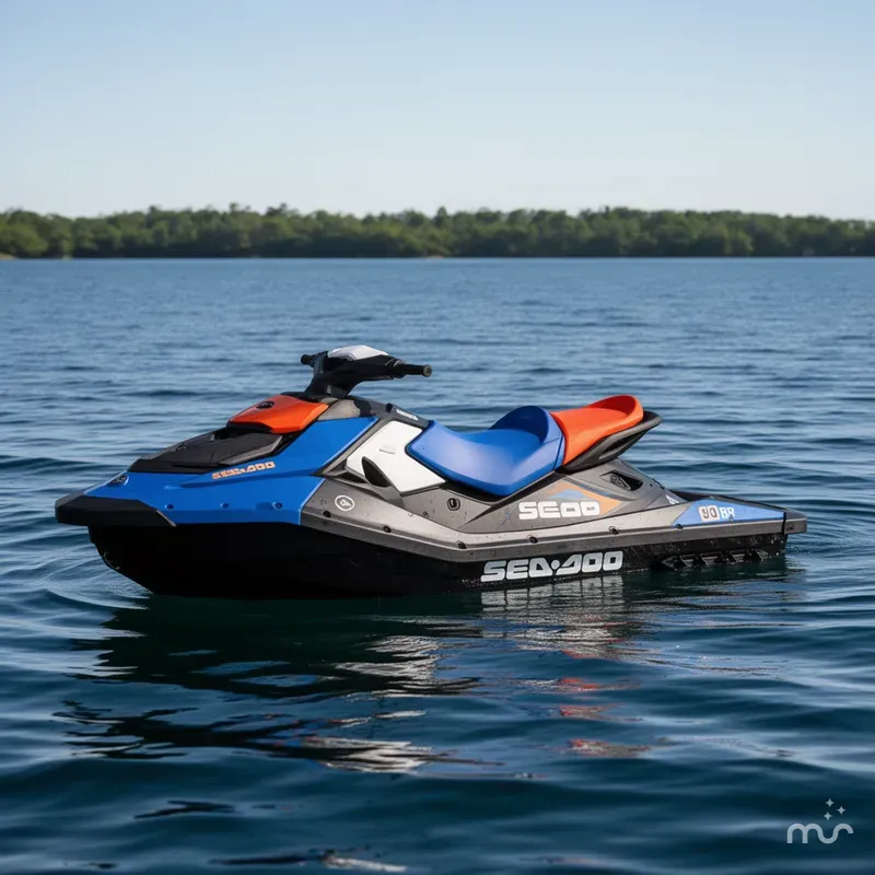 Slide: The Image of Sea-Doo Spark 3up 90 hp iBR Convenience Package 2024 - 1