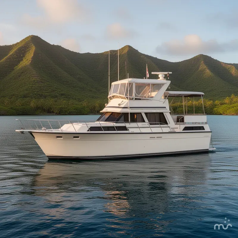 Slide: The Image of Marinette Marquis Motor Yacht 1988 - 2