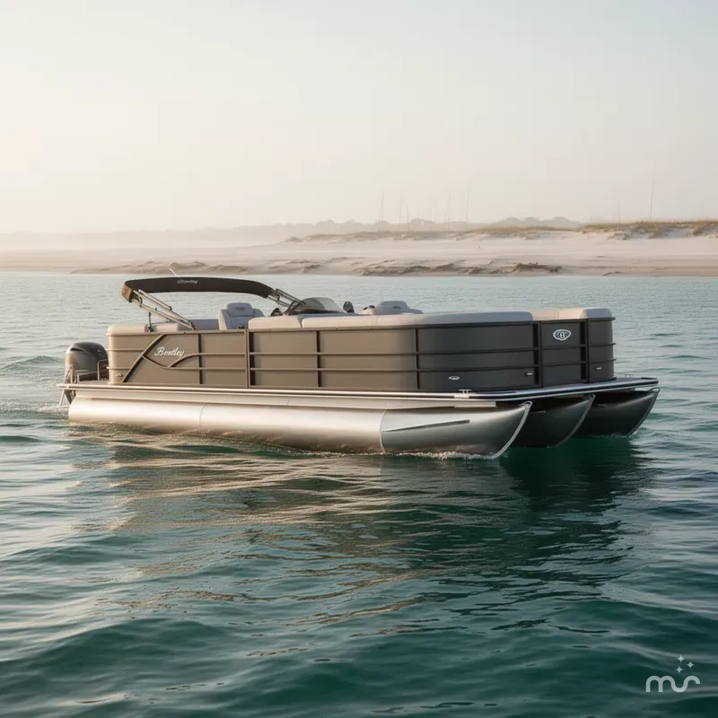 Slide: The Image of Bentley Pontoons Legacy 240 Navigator 2025 - 0