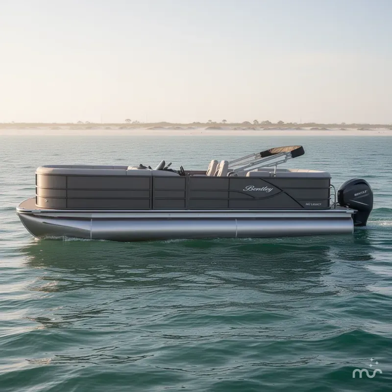 Slide: The Image of Bentley Pontoons Legacy 240 Navigator 2025 - 1