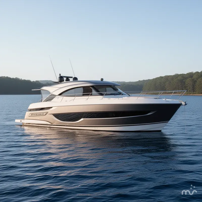 Slide: The Image of Riviera 4600 Sport Yacht Platinum Edition 2025 - 0