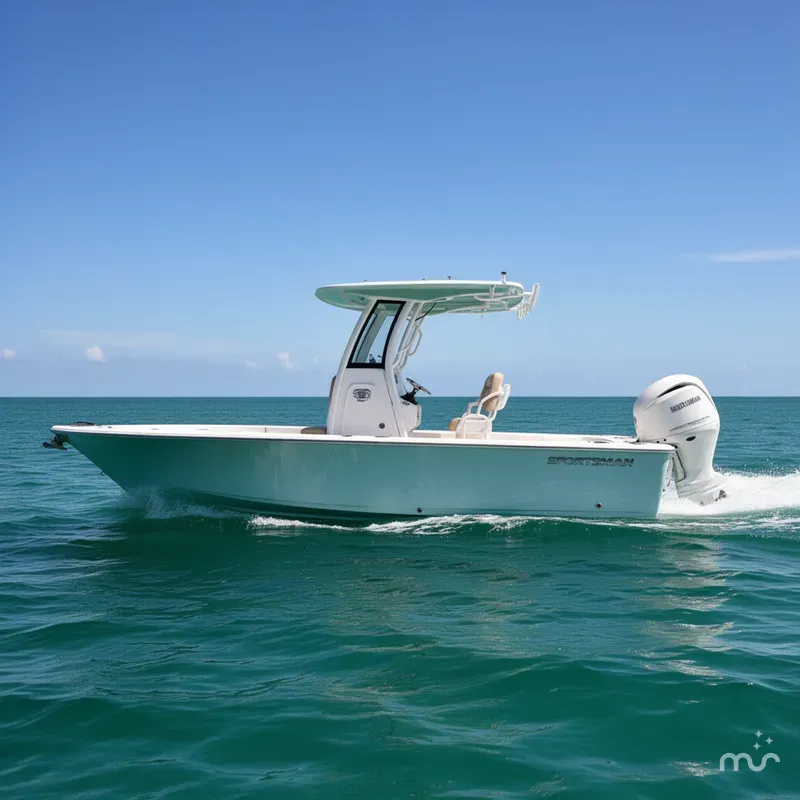 Slide: The Image of Sportsman Masters 227 Bay Boat 2025 - 0